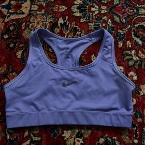 Purple Nike sports bra size medium